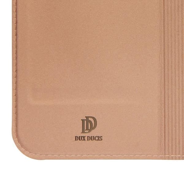 Fodral till iPhone 15 Plus - DUX DUCIS - Rosa - Flip Card Hållare Video Support