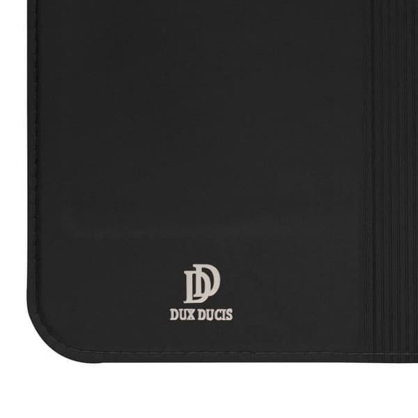 Fodral till iPhone 15 Plus - DUX DUCIS - Svart - Flip Card Hållare Video Support