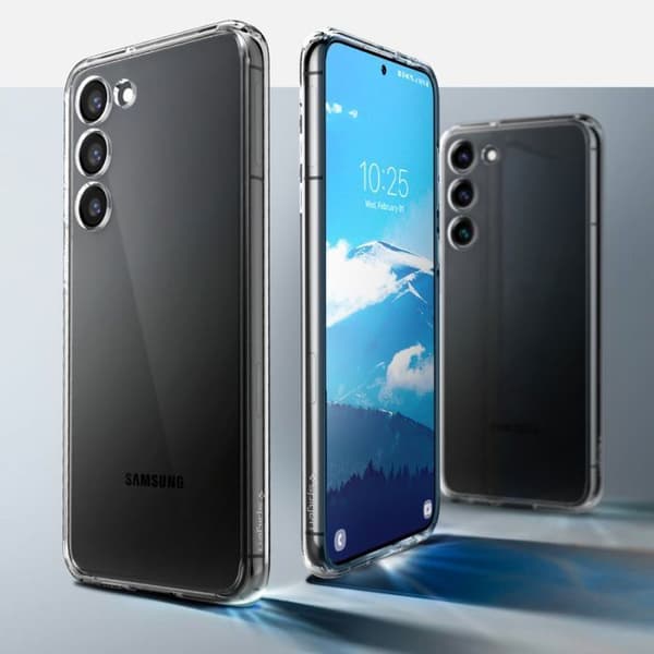 Spigen Ultra Hybrid - Fodral för Samsung Galaxy S23+ (Transparent) - 8809896740692