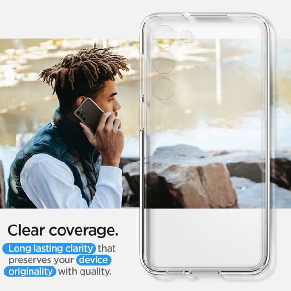Spigen Ultra Hybrid - Fodral för Samsung Galaxy S23+ (Transparent) - 8809896740692