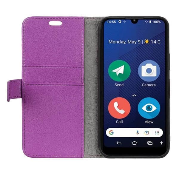 Lompakkokotelo 2-kortti Doro 8210 - Violetti