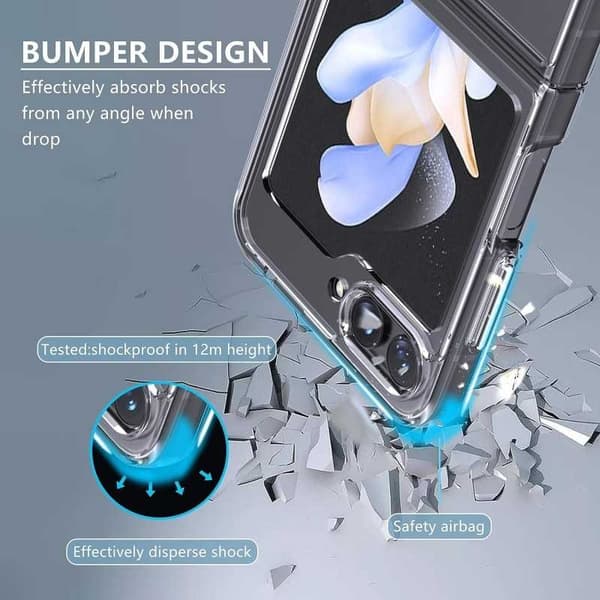 Samsung Z Flip 5 iskuja vaimentava kotelo Simple