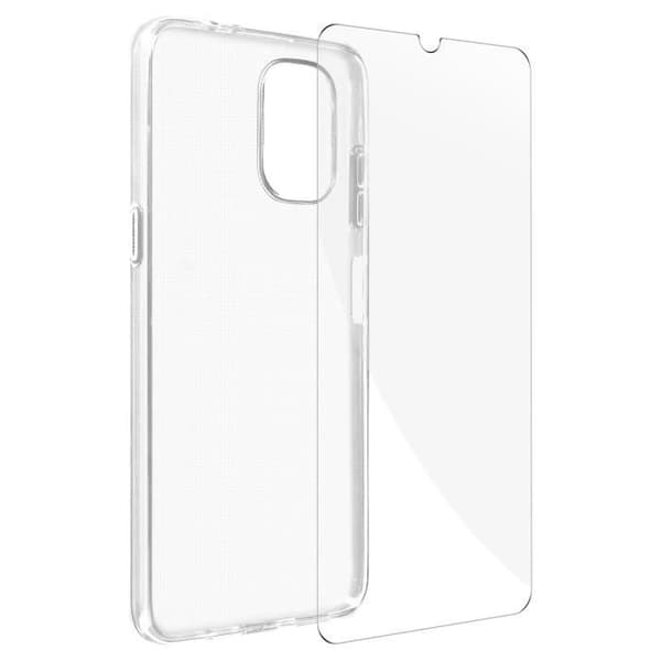 AVIZAR Fodral för Nokia G21 och G11 - Mjuk silikon och 9H härdat glasfilm