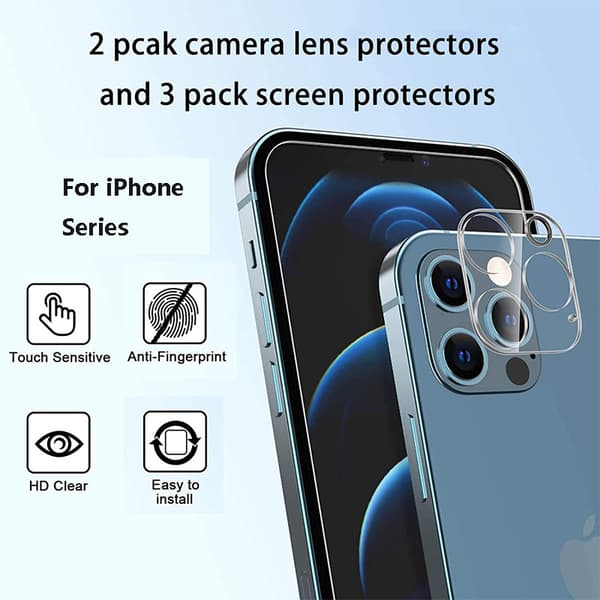 Lasinen, täysin peittävä näytönsuoja iPhonelle, sormenjälkiä estävä, pölytiivis iPhone 15 Pro