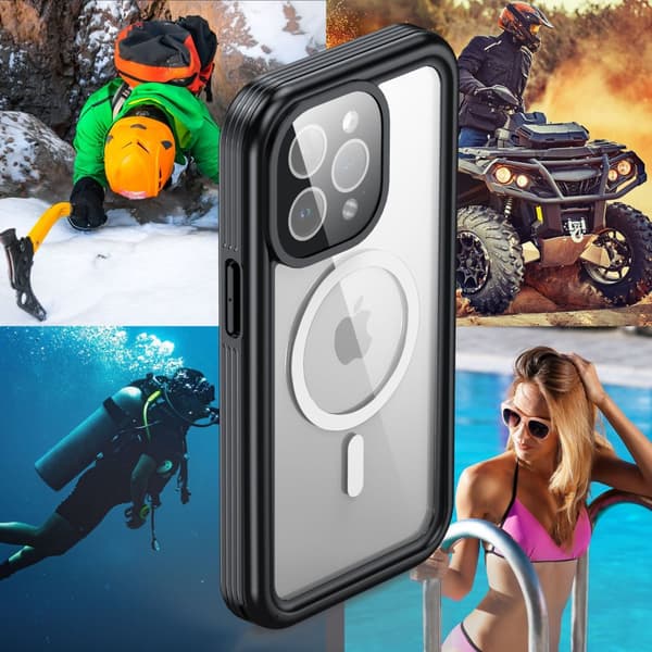 INF Vandtæt & beskyttende etui til iPhone iPhone 15 Pro Max