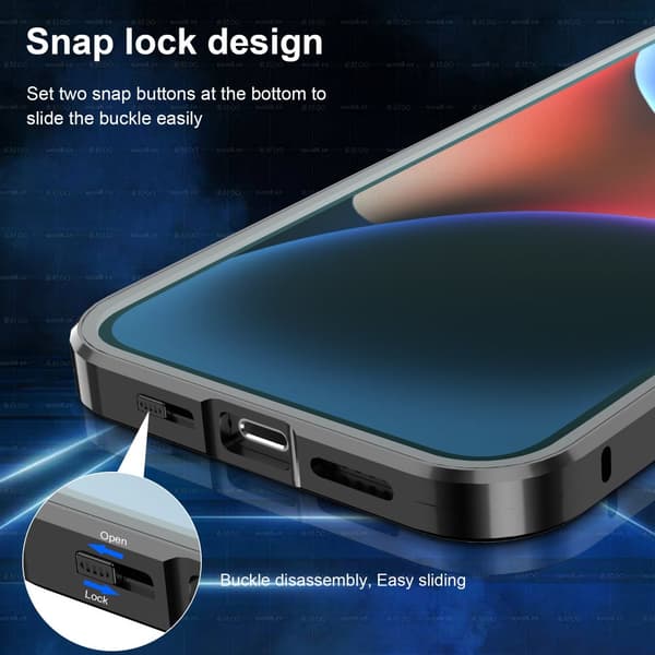 INF Skärmskydd magnetiskt skyddande telefonfodral med stativ iPhone 13