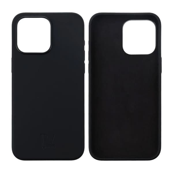 iPhone 15 Pro Max Mobilskal Silikon Rvelon - Svart