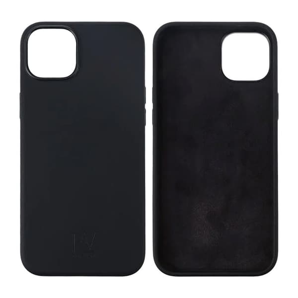 iPhone 15 Plus Mobilskal Silikon Rvelon - Svart