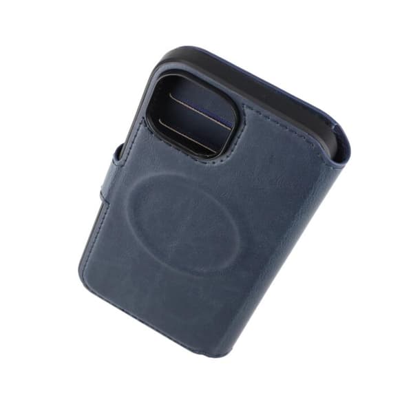 iPhone 15 Plånboksfodral med Magsafe Rvelon - Blå