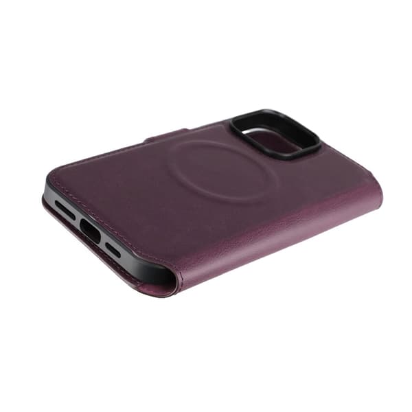 iPhone 15 Pro Max Plånboksfodral med Magsafe Rvelon - Lila