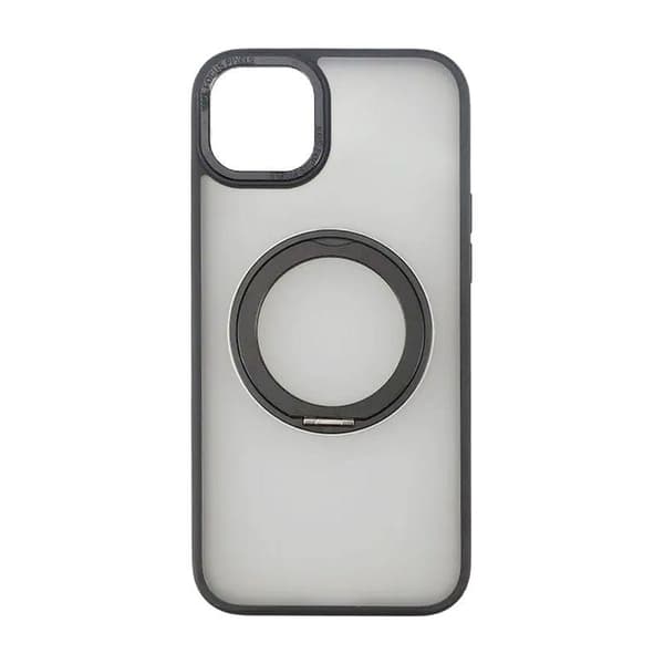 iPhone 15 Plus Skal med MagSafe Stativ Rvelon - Svart
