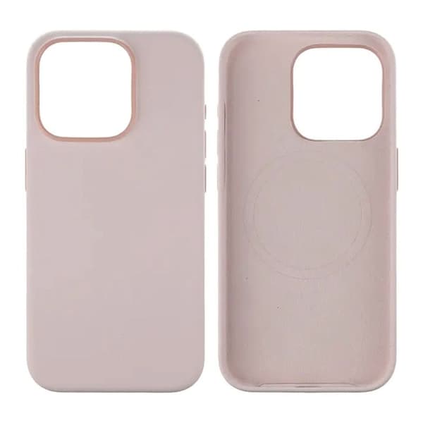 iPhone 15 Pro Silikonskal Rvelon MagSafe - Rosa