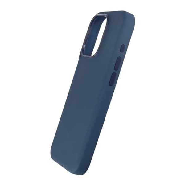 iPhone 15 Pro Silikonskal Rvelon MagSafe - Mörkblå