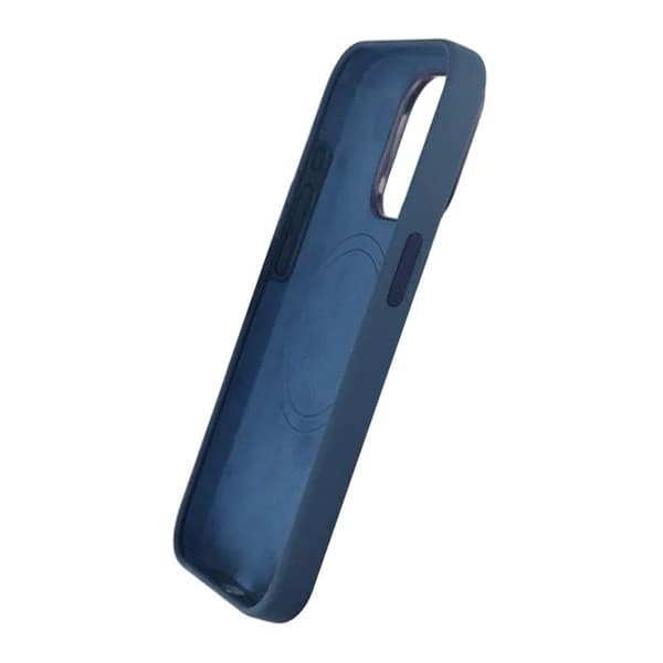iPhone 15 Pro Silikonskal Rvelon MagSafe - Mörkblå
