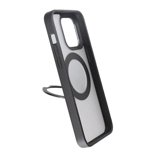 iPhone 15 Pro Max Skal med MagSafe Stativ Rvelon - Svart