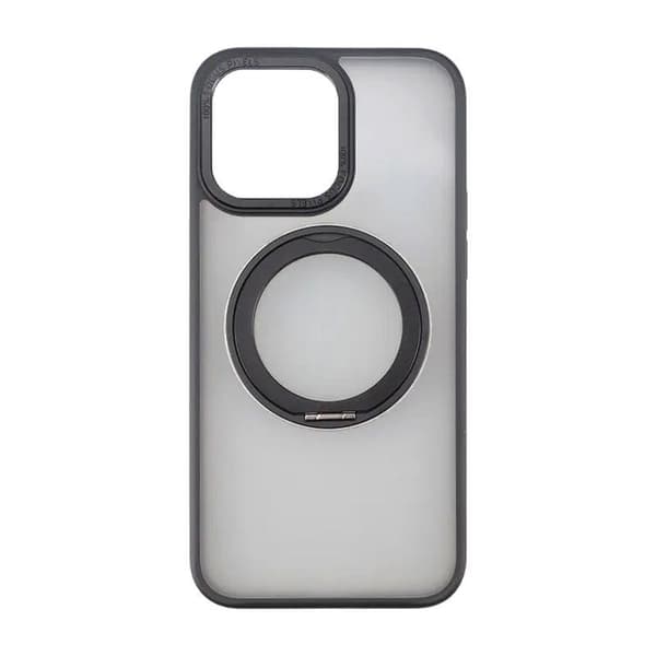 iPhone 15 Pro Max Skal med MagSafe Stativ Rvelon - Svart