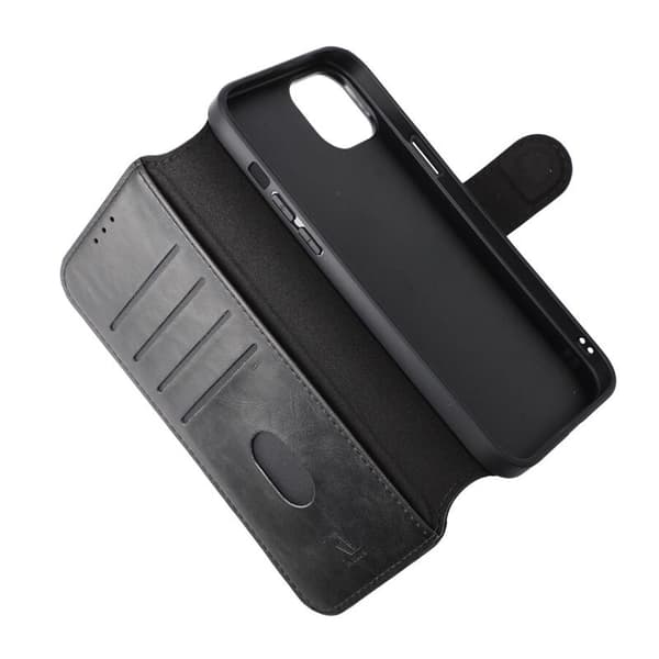 iPhone 15 Plus Plånboksfodral med Magsafe Rvelon - Svart
