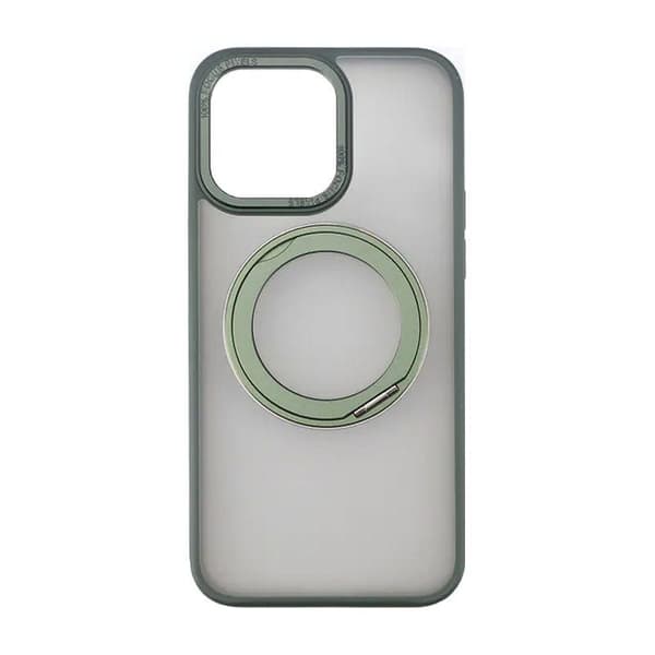 iPhone 15 Pro Max Skal med MagSafe Stativ Rvelon - Grön