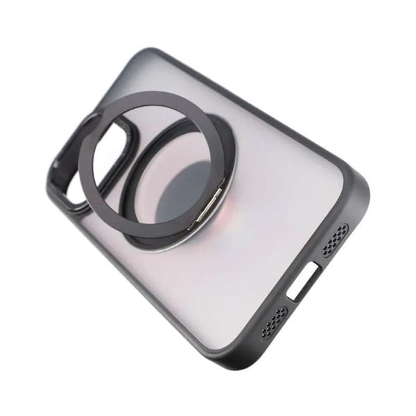 iPhone 15 Pro Skal med MagSafe Stativ Rvelon - Svart