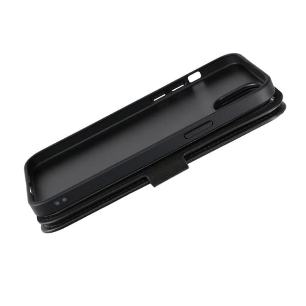 iPhone 15 Plus Plånboksfodral Magnet Rvelon - Svart