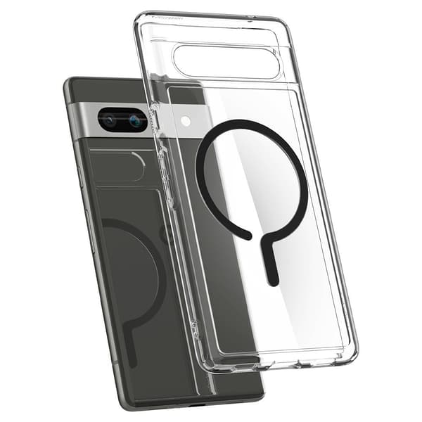 Spigen Google Pixel 7a Skal Ultra Hybrid OneTap Metal Ring MagFit Svart