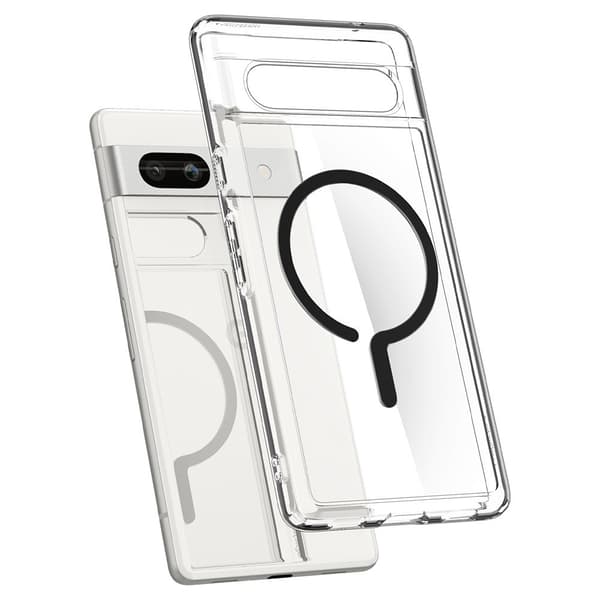 Spigen Google Pixel 7a Skal Ultra Hybrid OneTap Metal Ring MagFit Svart