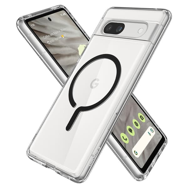 Spigen Google Pixel 7a Skal Ultra Hybrid OneTap Metal Ring MagFit Svart