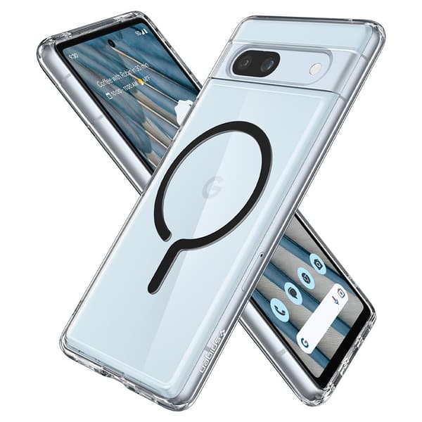 Spigen Google Pixel 7a Skal Ultra Hybrid OneTap Metal Ring MagFit Svart