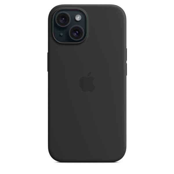 Apple Original iPhone 15 Plus Cover Silikone MagSafe Sort
