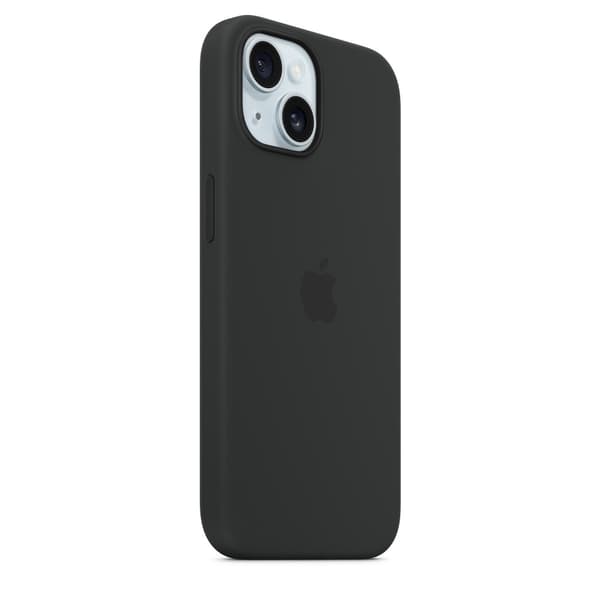 Apple Original iPhone 15 Plus Cover Silikone MagSafe Sort
