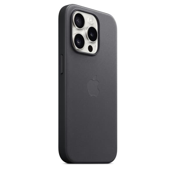 Apple Original iPhone 15 Pro Skal FineWoven MagSafe Svart