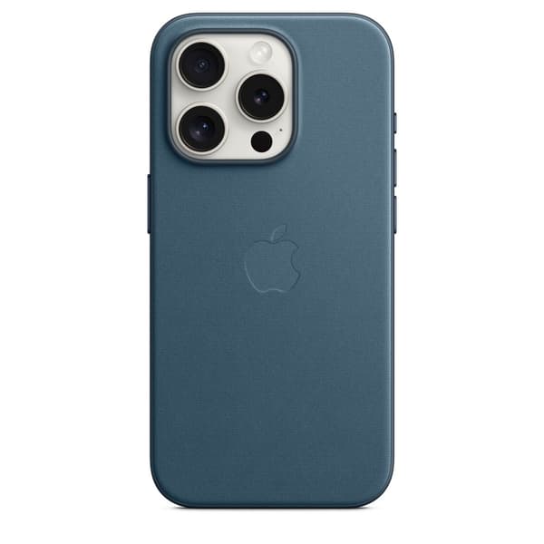 Apple Original iPhone 15 Pro Max Cover FineWoven MagSafe Stillehavsblå