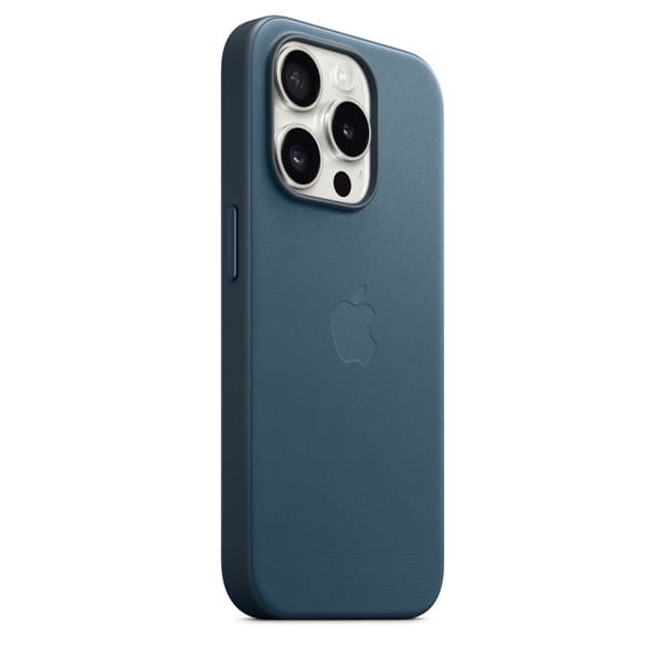Apple Original iPhone 15 Pro Max Cover FineWoven MagSafe Stillehavsblå