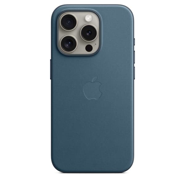 Apple Original iPhone 15 Pro Max Kuori FineWoven MagSafe Tyynen­meren­sininen
