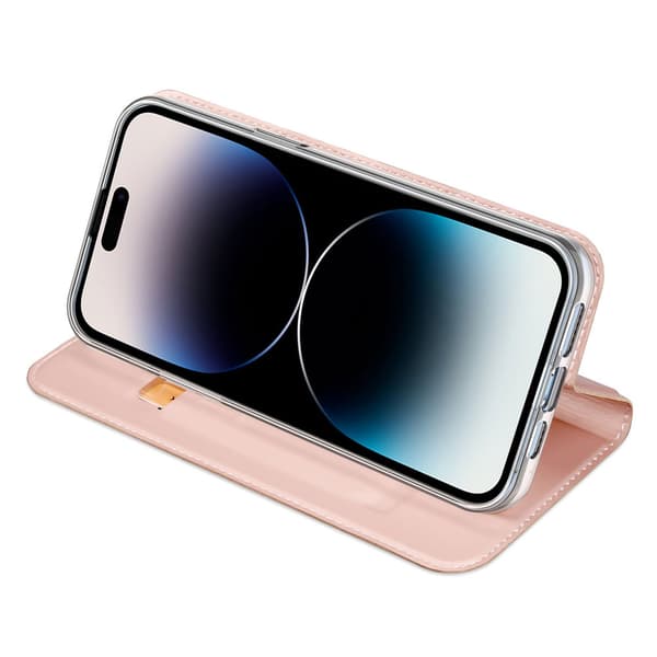 Dux Ducis Skin Pro Wallet Cover til iPhone 15 Pro Max - Pink