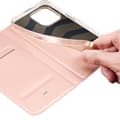 Miniatyrbillede 5 af 5: Dux Ducis Skin Pro Wallet Cover til iPhone 15 Pro Max - Pink