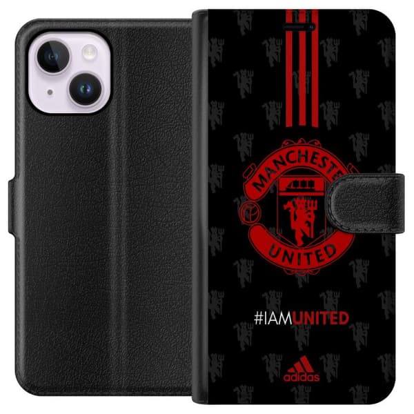 Apple iPhone 15 Plus Plånboksfodral Manchester United