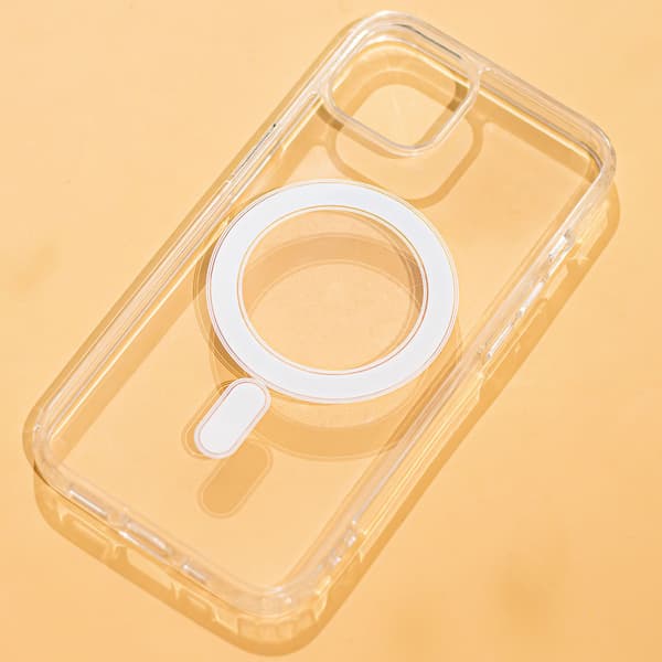 Tyndt Bagcover med Magsafe til iPhone 12 - Gennemsigtig