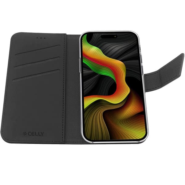 Celly iPhone 15 Pro Max Etui Wally Wallet Case Sort