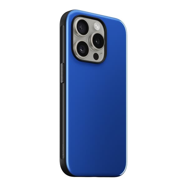 NOMAD iPhone 15 Pro Kuori Sport Case Super Blue