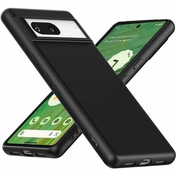 Google Pixel 8 Gummibelagd Mattsvart Silikon Skal