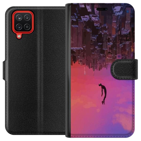 Samsung Galaxy A12 Tegnebogsetui Spider-Man: På tværs af Spider-Verse