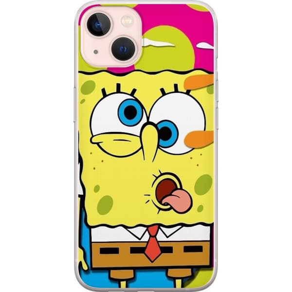 Apple iPhone 13 mini Gjennomsiktig deksel SpongeBob SquarePants