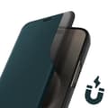 Miniatyrbild 4 av 4: Fodral till iPhone 15 Pro Max - AVIZAR - Flip Display Window - Grön - Stel - Syntet