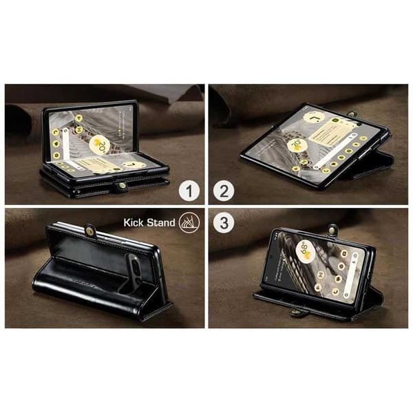 CaseMe Slim Retro Wallet Case RFID-beskyttelse Samsung Galaxy Z Fold 5