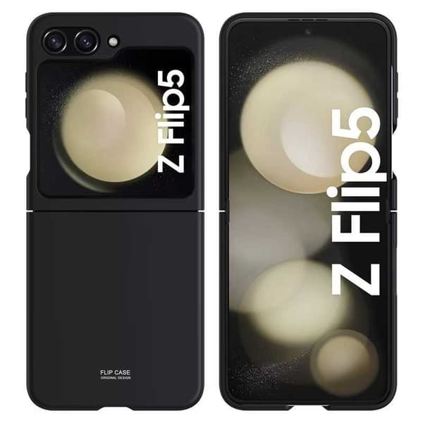Ohut mattamusta kansi Samsung Galaxy Z Flip 5