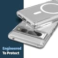 Miniatyrbillede 3 af 5: Google Pixel 8 Pro Transparent stødabsorberende cover MagSafe-kompatibel