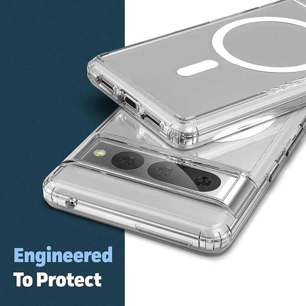 Google Pixel 8 Pro Transparent stødabsorberende cover MagSafe-kompatibel