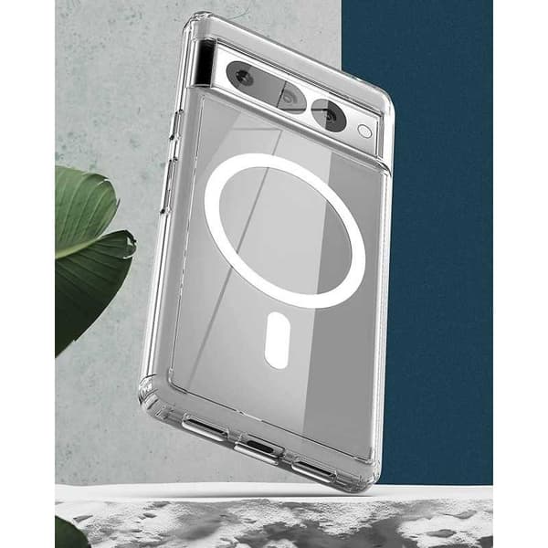 Google Pixel 8 Pro Transparent stødabsorberende cover MagSafe-kompatibel
