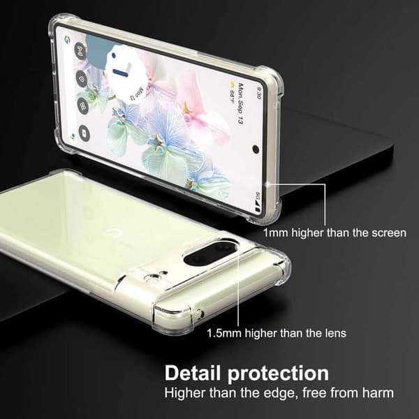 Google Pixel 8 iskuja vaimentava silikonikotelo Shockr